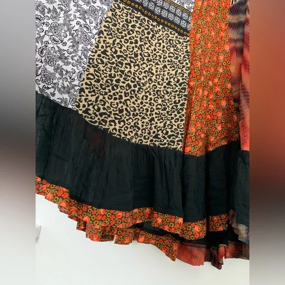 Colorful Patchwork Maxi Dress - Picture 4 of 6